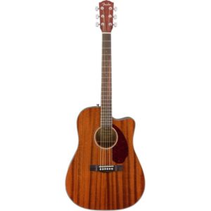 Fender CD-140SCE All Mahogany guitarra electroacústica con estuche rígido y sistema Fishman