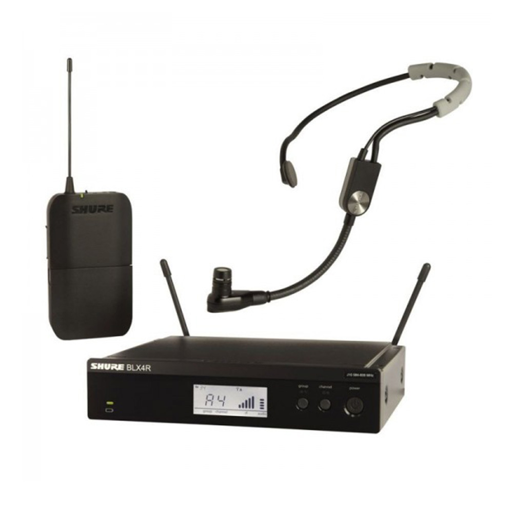 Microfono Inalámbrico De Diadema Montaje Para Rack Shure BLX14R/SM35