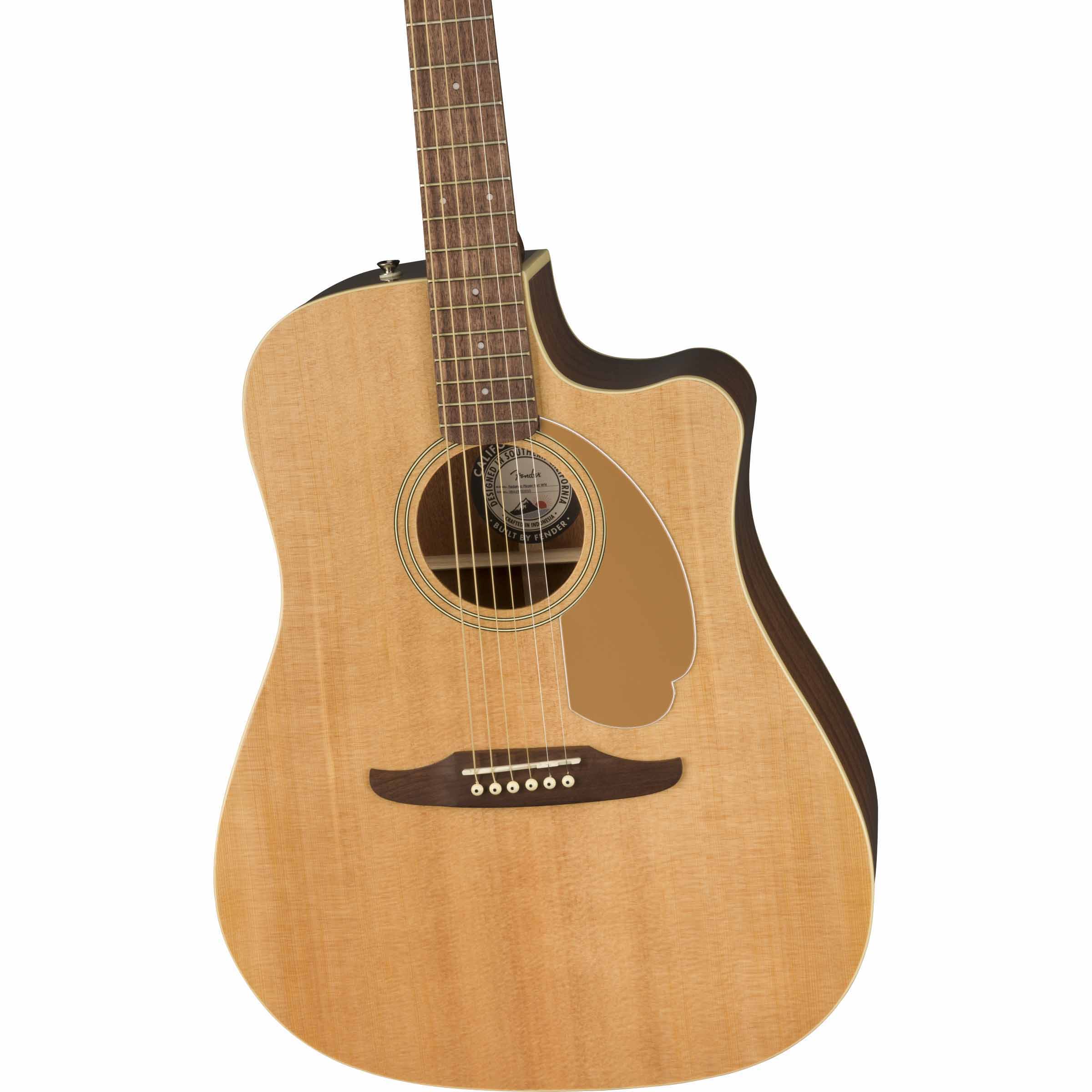 Guitarra Electroacustica Redondo Player Fender Natural 0970713121 - Image 6