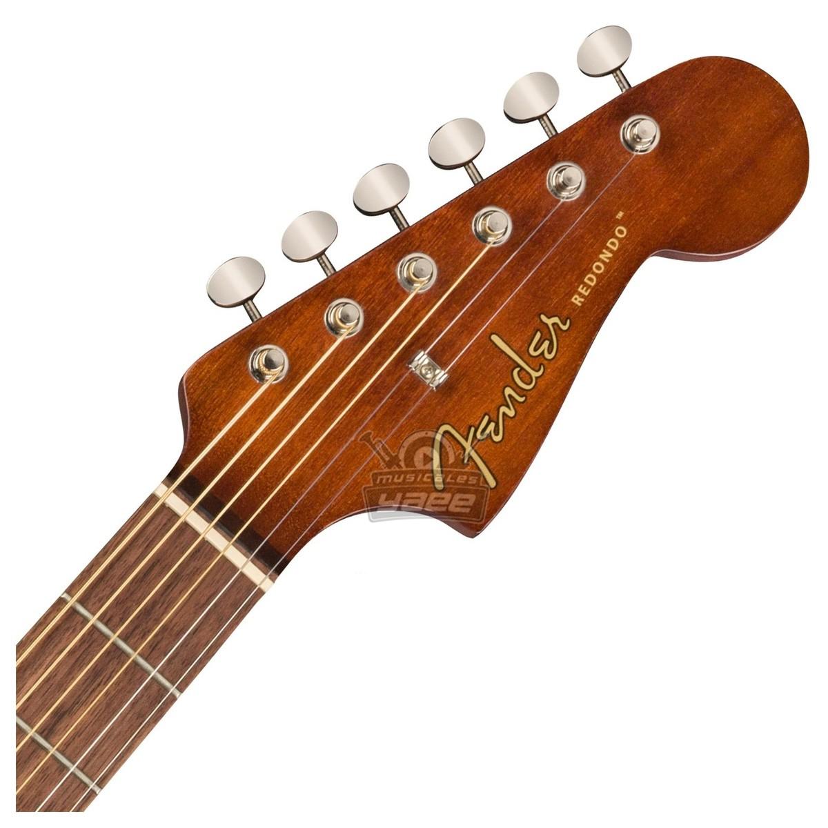 Guitarra Electroacustica Redondo Player Fender Natural 0970713121 - Image 3