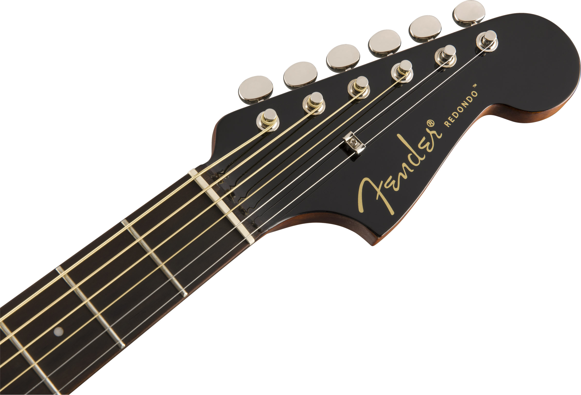 Guitarra Electroacustica Redondo Player Fender Negra 0970713506 - Image 6