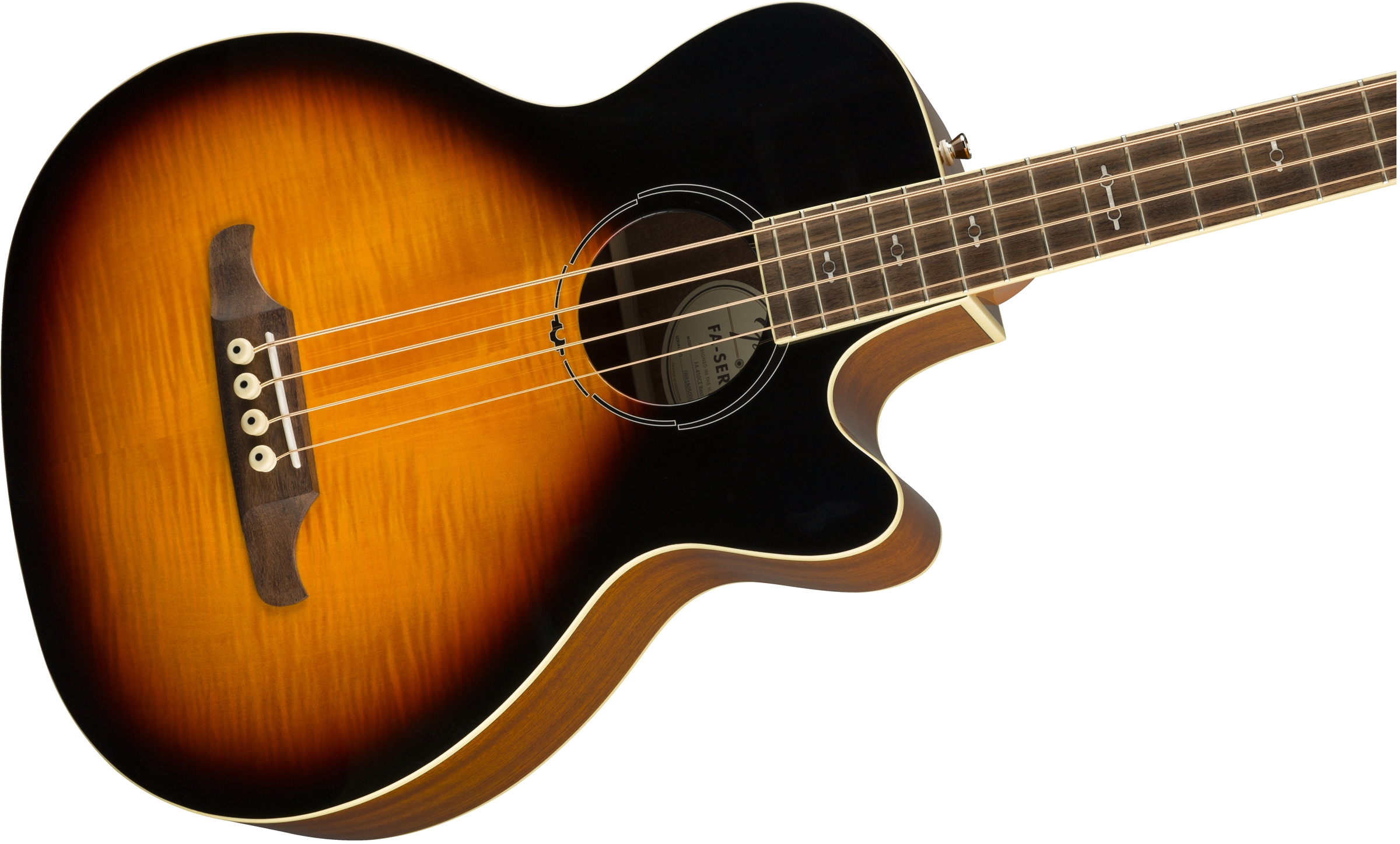 Bajo Electroacústico Sunburst Fender FA450CE - Image 6