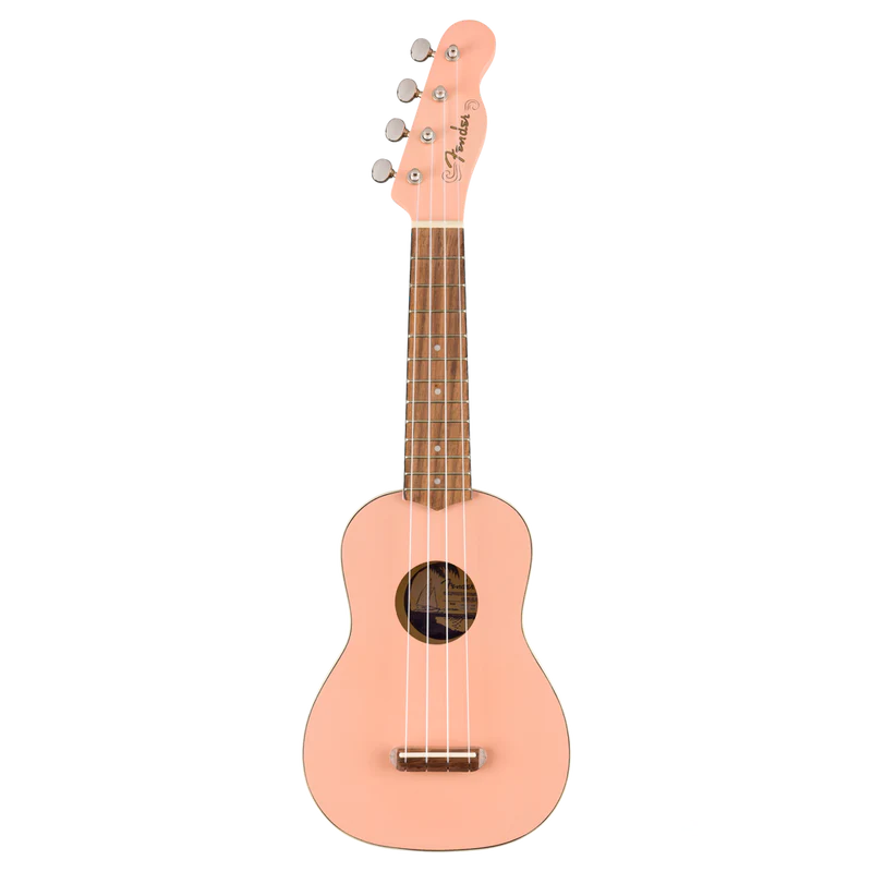 Ukulele Soprano Venice Fender Shell Pink 0971610556