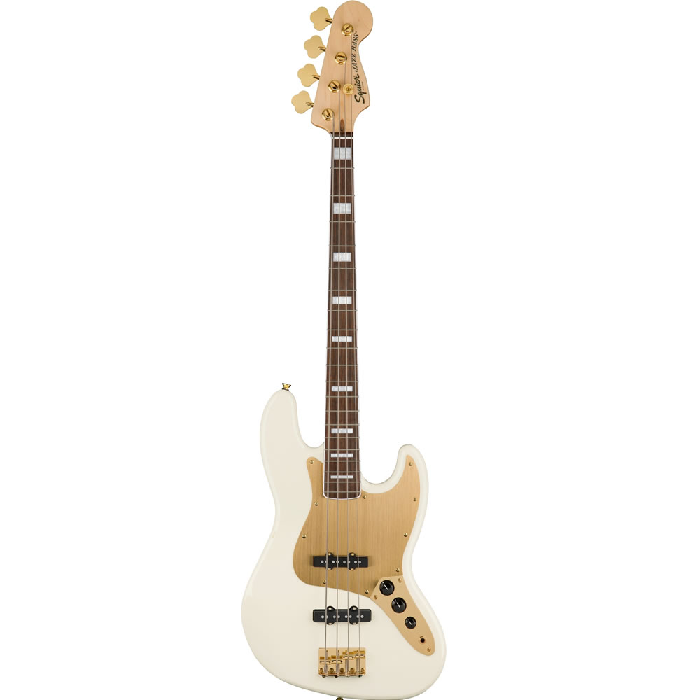 Bajo Eléctrico 40 Aniversario Jazz Bass Squier Gold 0379440505