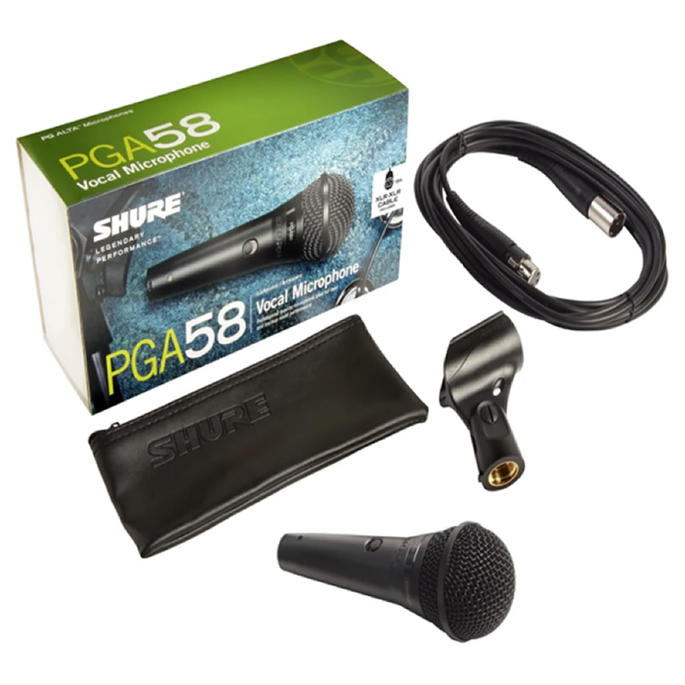 Micrófono Vocal Dinámico Cardioide PGA58XLR Shure - Image 2