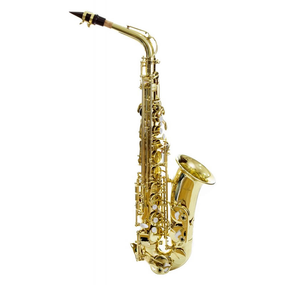 Saxofon Alto Laqueado EB Silvertone SLSX009