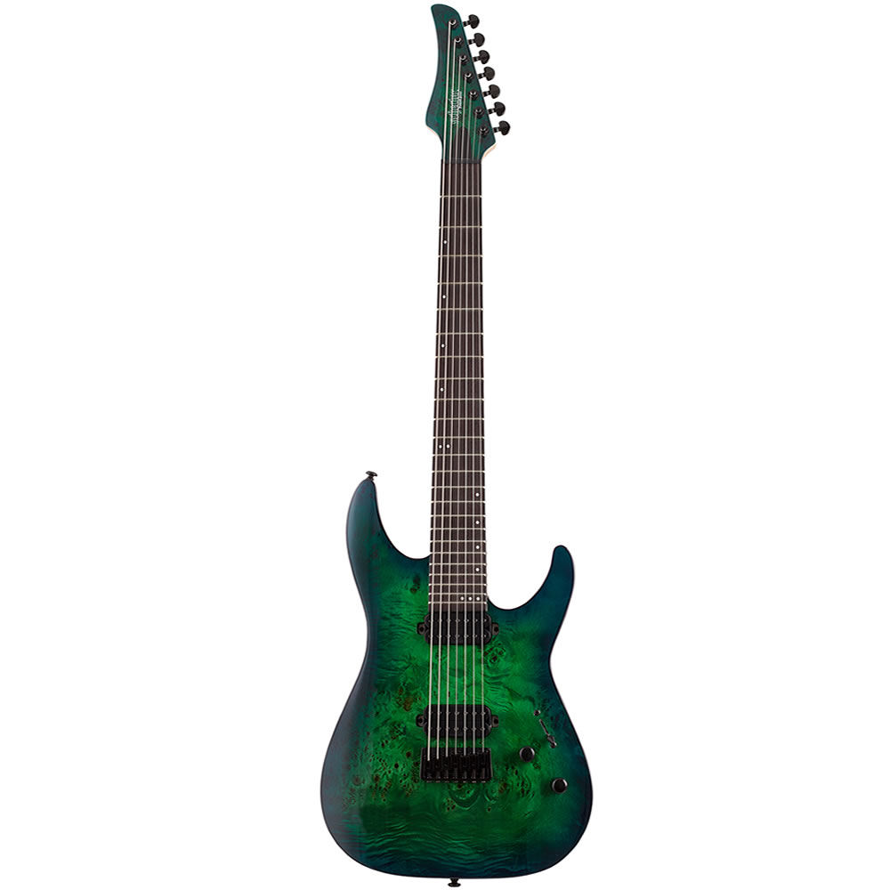 Guitarra Eléctrica Schecter C-7 PRO Aqua Burst