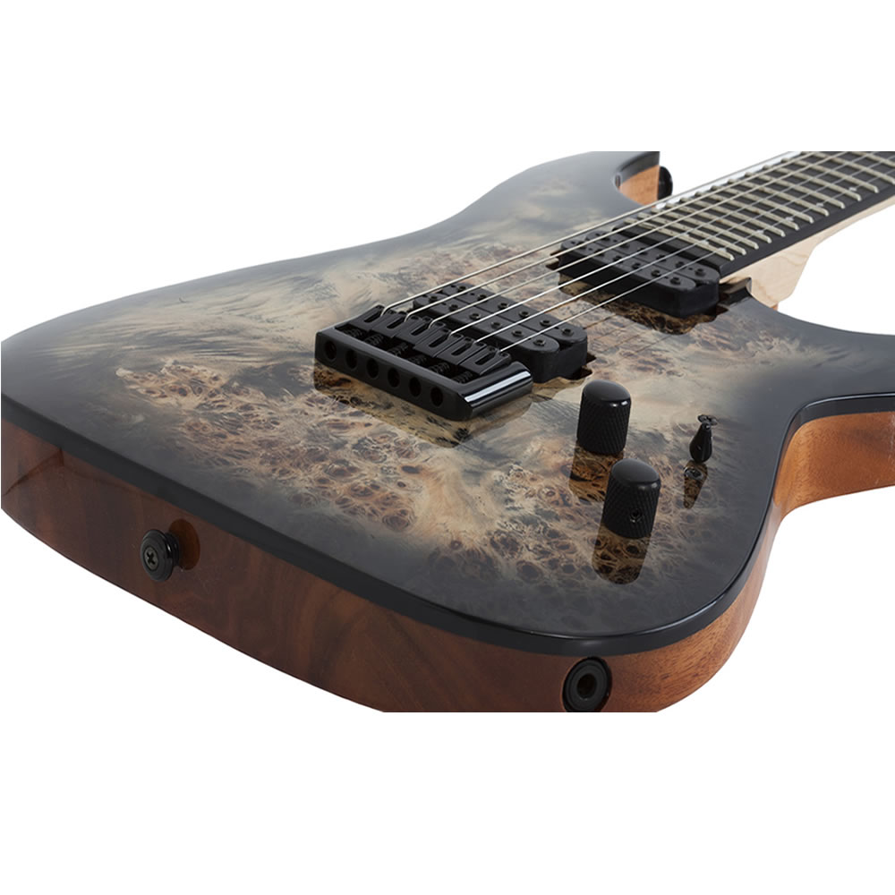 Guitarra Electrica Schecter C-6 Pro Charcoal Burst - Image 2