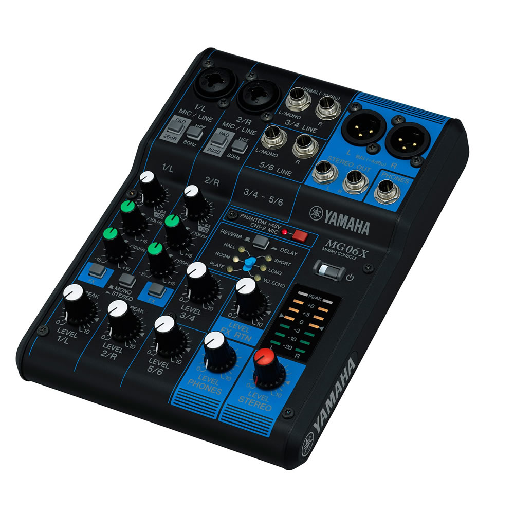 Mezcladora Análoga 6CH FX Yamaha MG06X - Image 2
