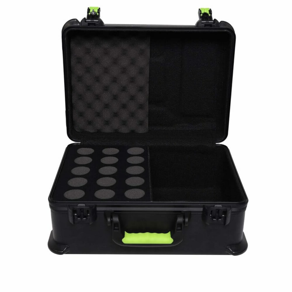 Estuche Moldeado para 15 Micrófonos Shure SH-MICCASE15
