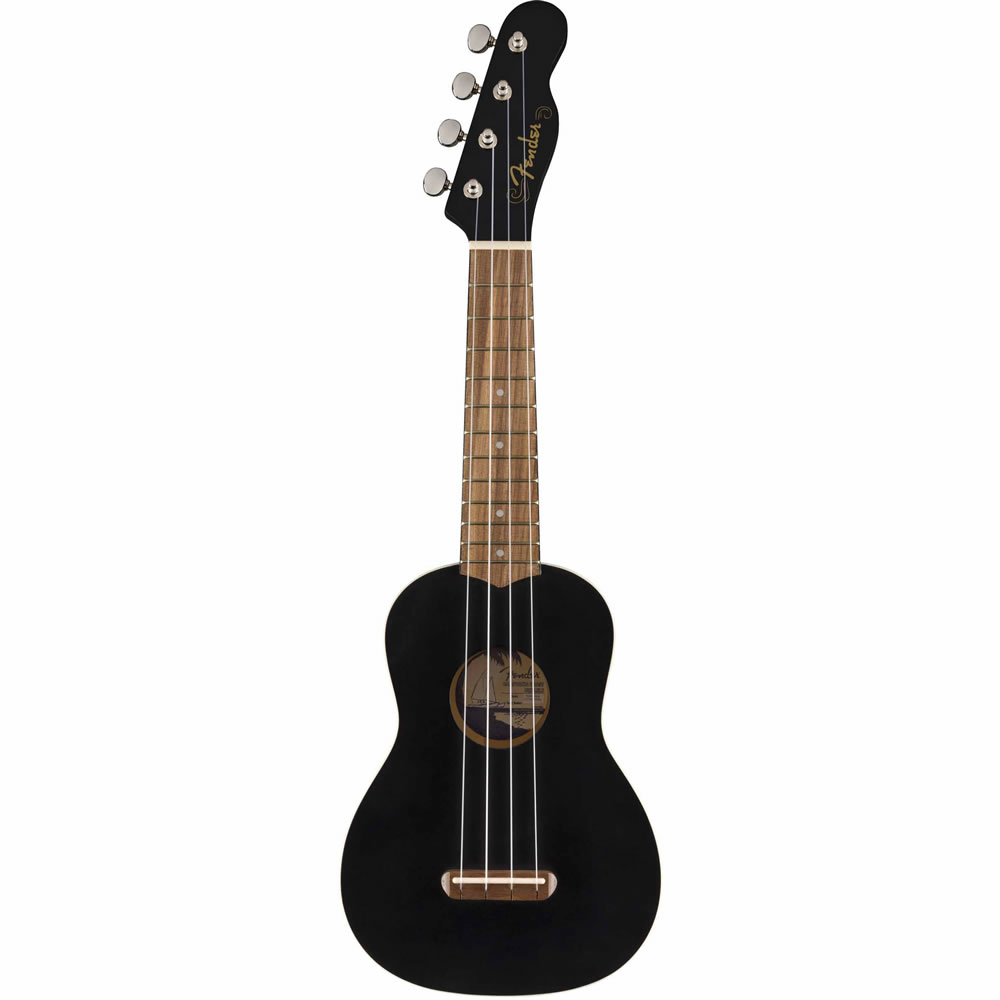 Ukulele Soprano Venice Fender Black 0971610706