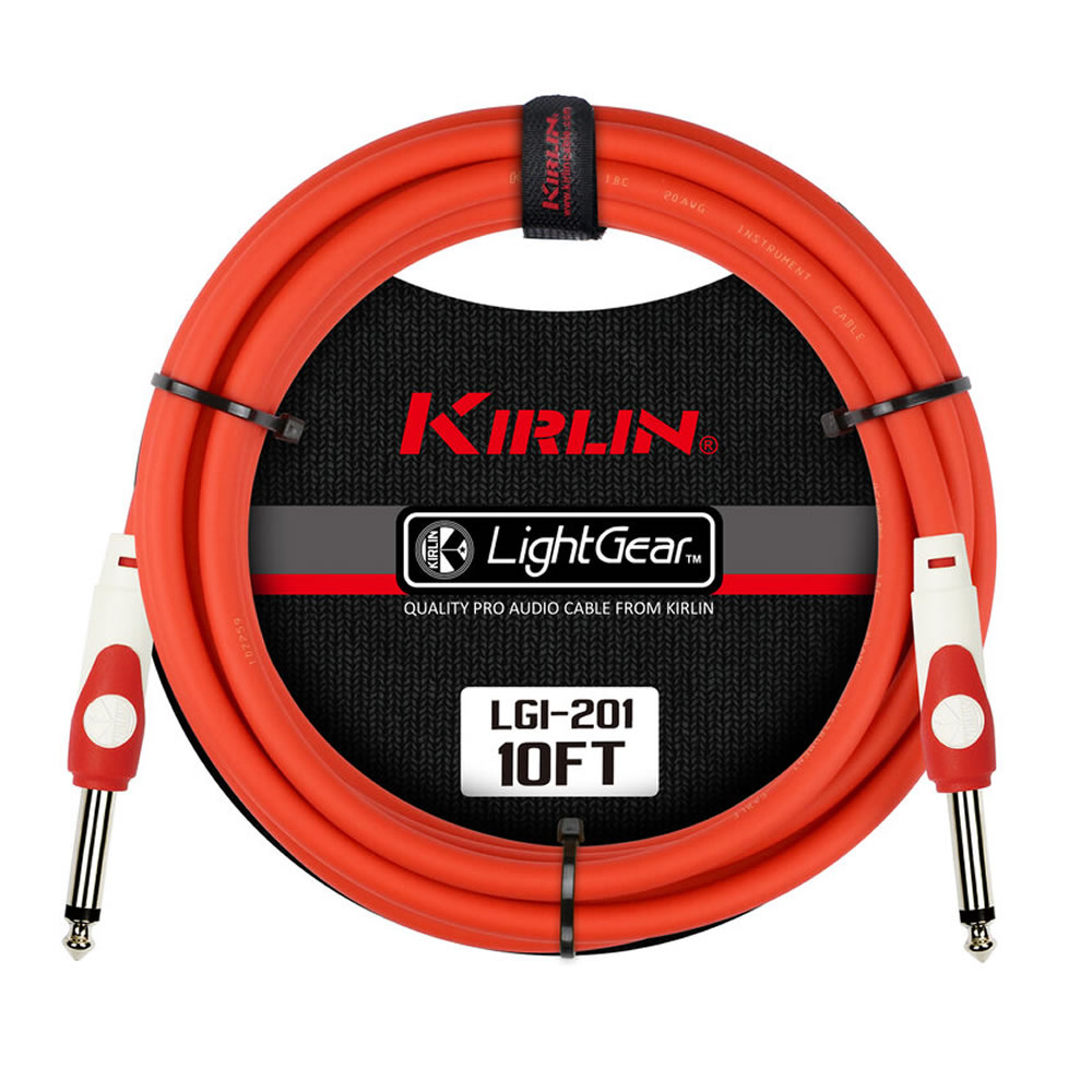 Cable para Instrumento Rojo 3 Metros Kirlin LGI-201