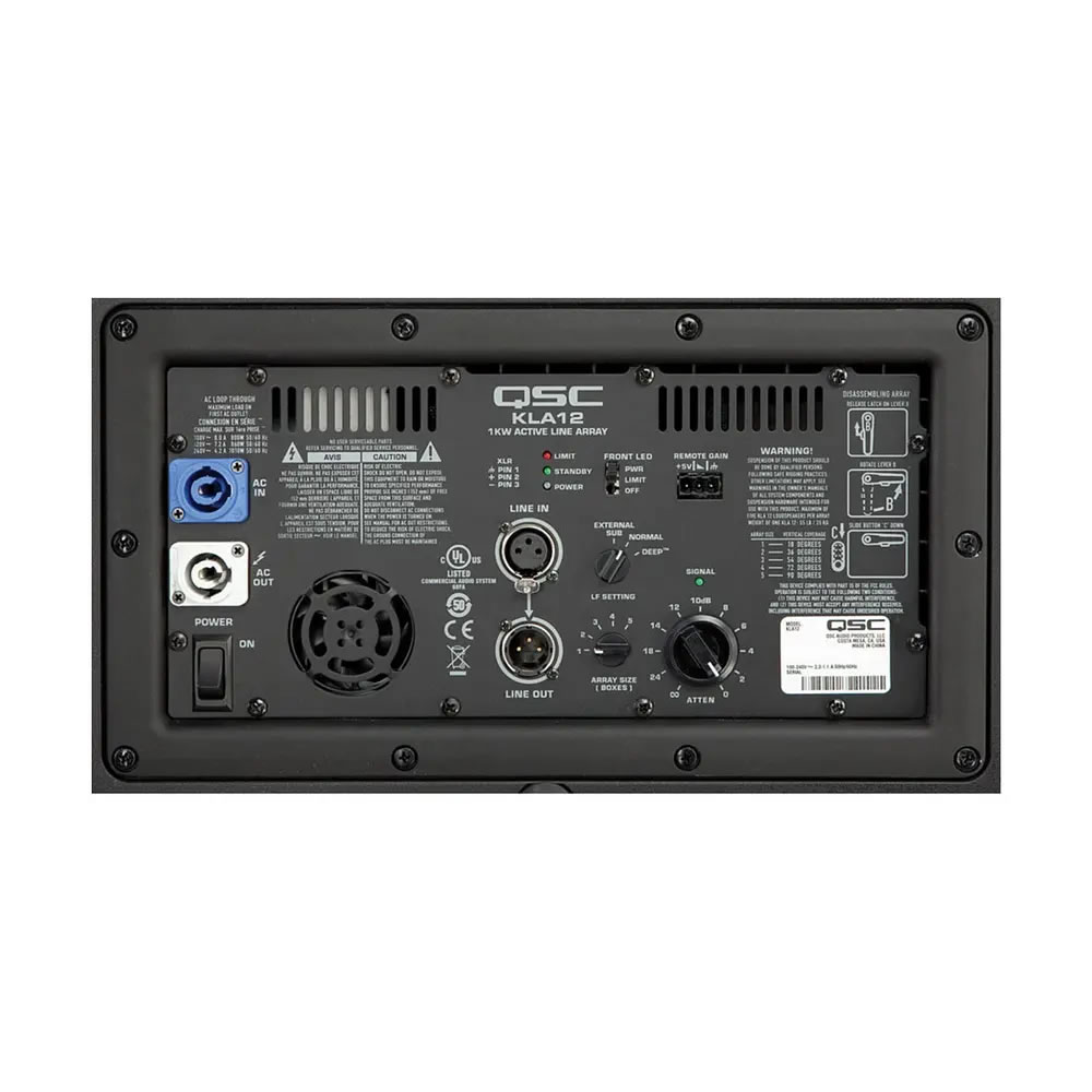 Bafle Arreglo Lineal de 2 Vias Amplificado 12¨ QSC KLA12 - Image 2