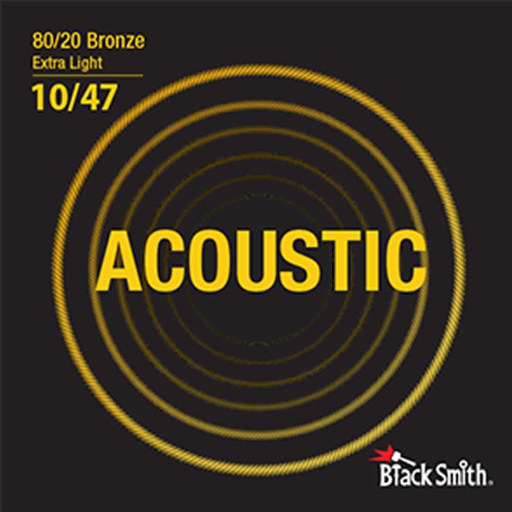 Encordado Guitarra Electroacústica Black Smith BR-1047