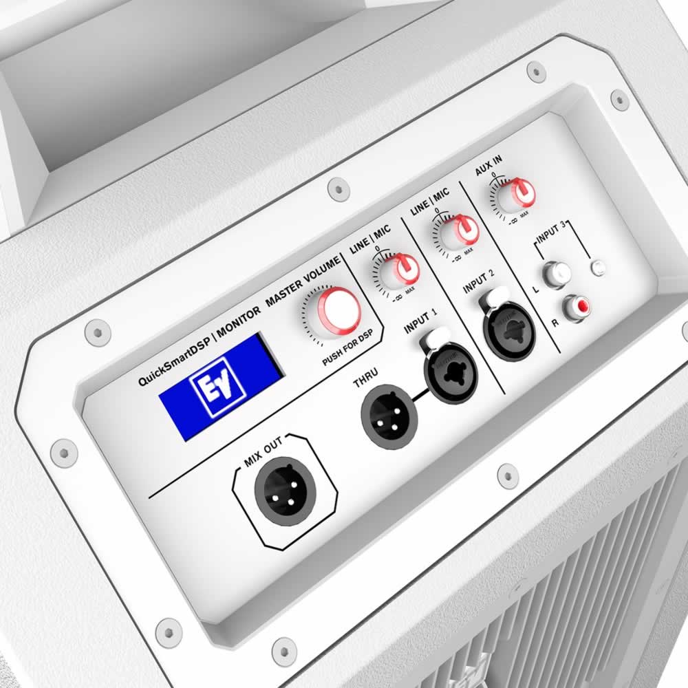 Sistema Columna Activo Portátil Electro Voice EVOLVE50W Blanco - Image 3