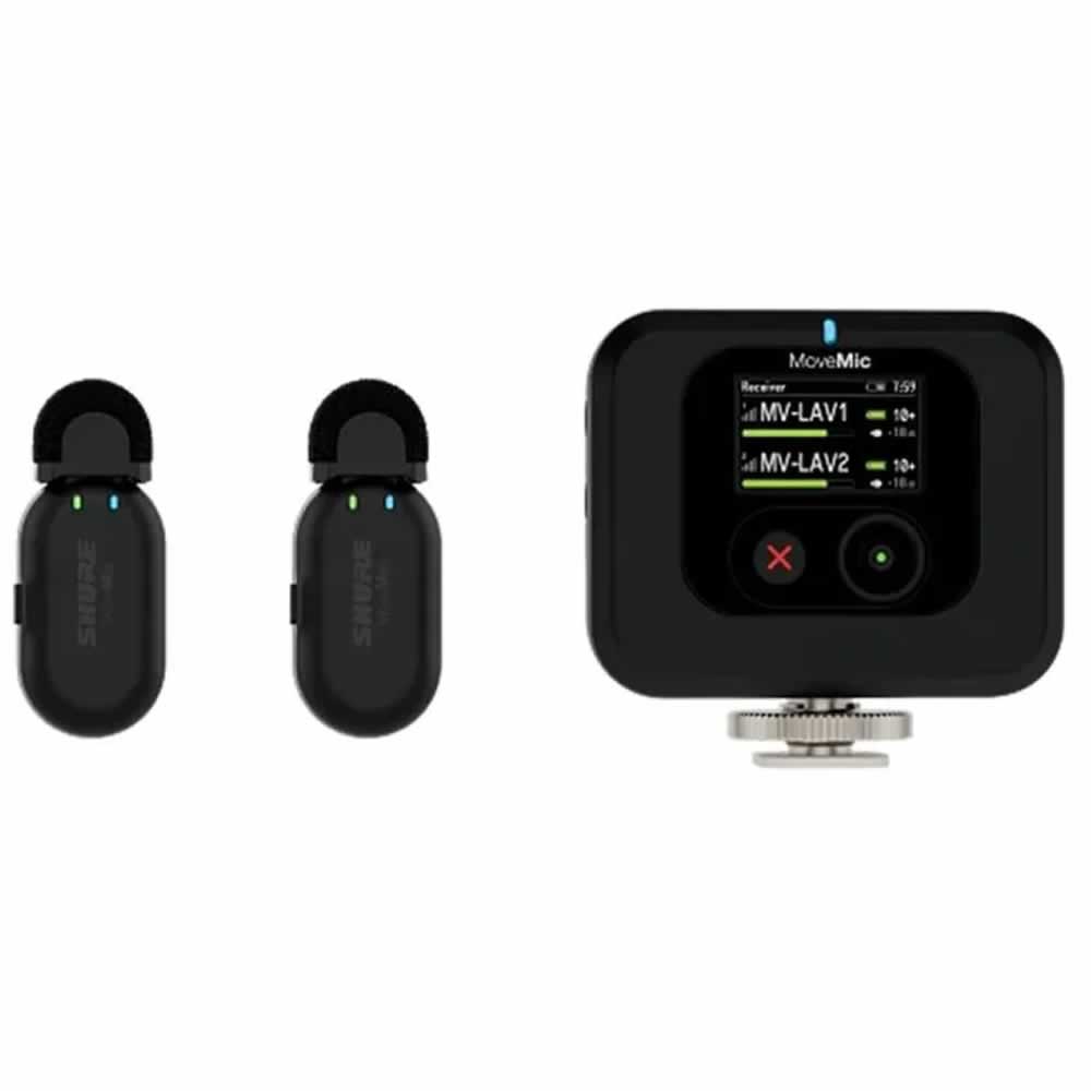 Kit de Micrófonos Miniatura Inalámbricos Bluetooth Shure MV-TWO-KIT - Image 2