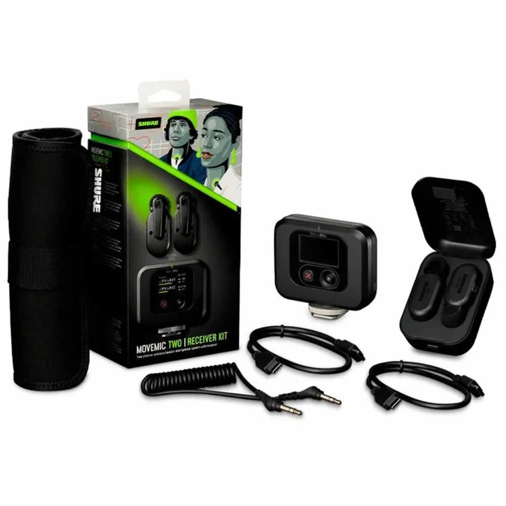 Kit de Micrófonos Miniatura Inalámbricos Bluetooth Shure MV-TWO-KIT - Image 3