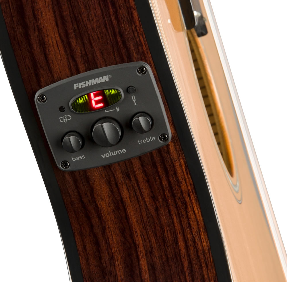 Guitarra Electroacústica Nylon Fender CN140SCE Natural 0970264321 - Image 4