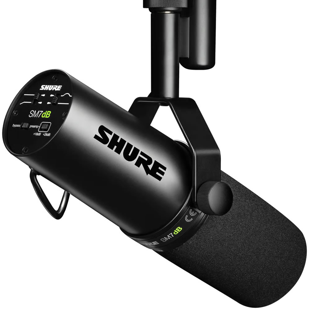 Micrófono Vocal Dinámico con Preamplificador Incorporado Shure SM7dB - Image 3