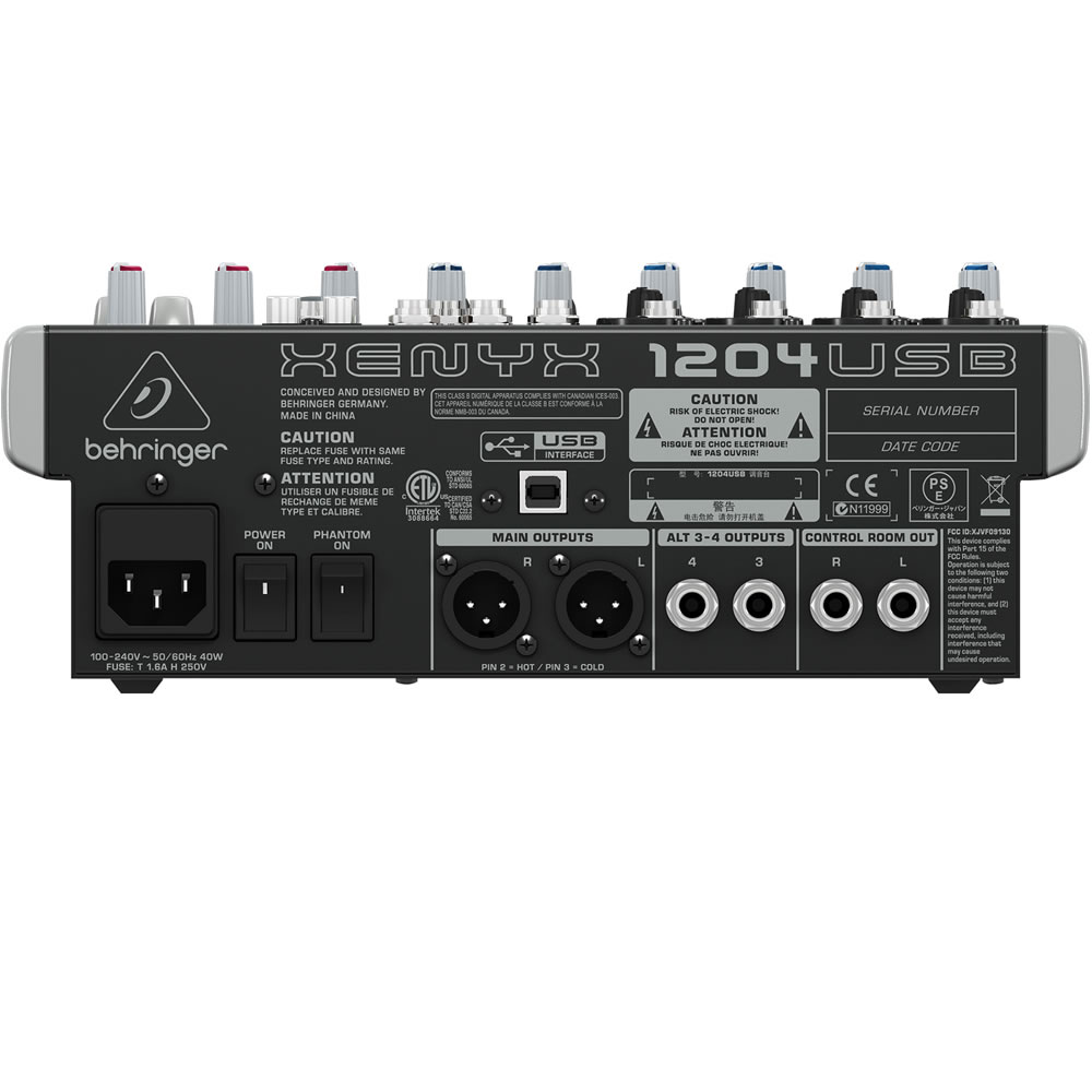 Mezcladora Analogica 12CH Behringer