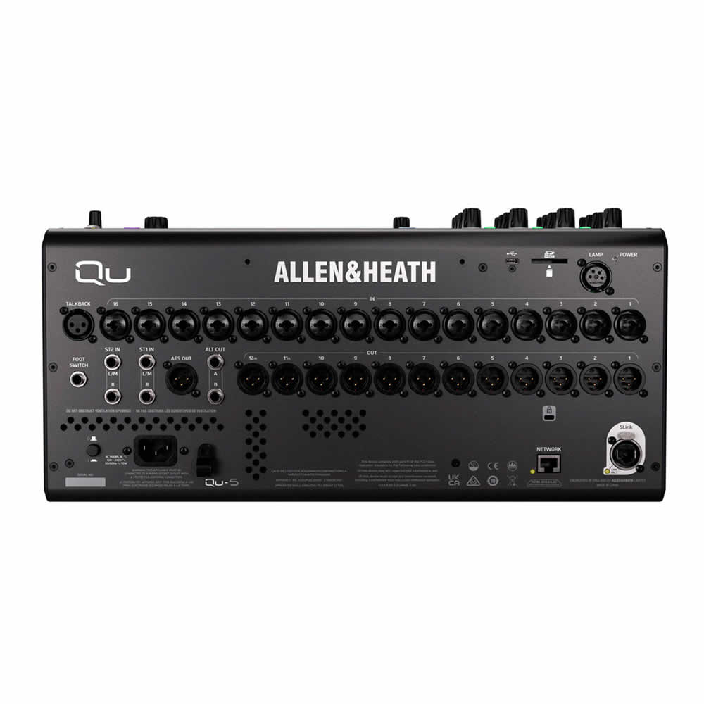 Mezcladora Digital de 38 Canales con 16 Preamps QU-5 Allen & Heath - Image 3