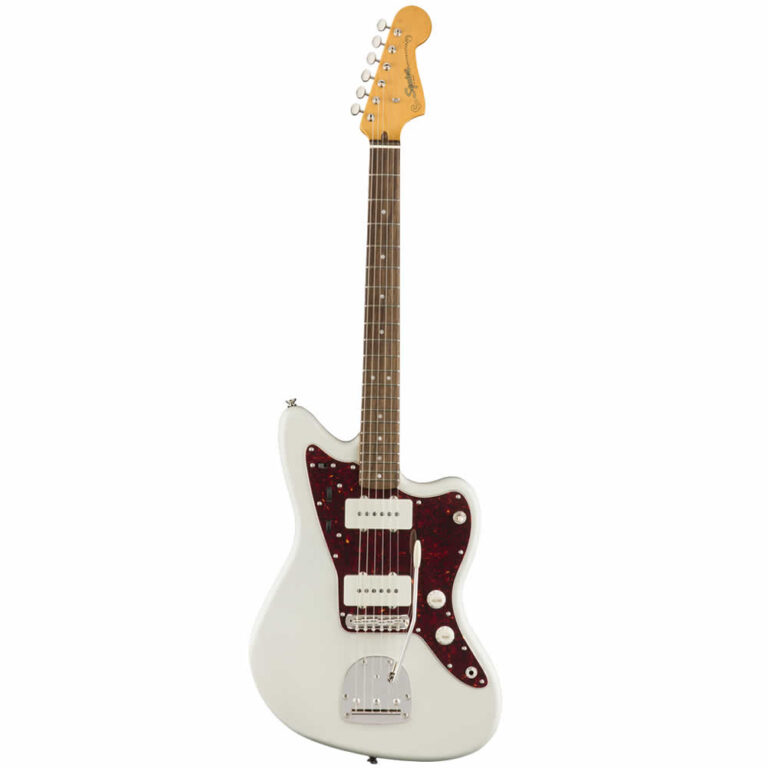 Squier Classic Vibe 60s Jazzmaster Olympic White guitarra eléctrica offset con pastillas Fender Designed Alnico