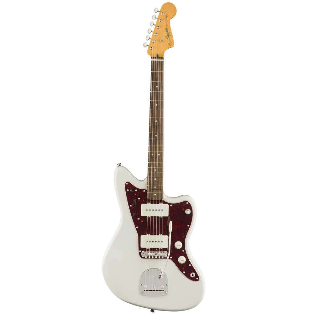 Squier Classic Vibe 60s Jazzmaster Olympic White guitarra eléctrica offset con pastillas Fender Designed Alnico