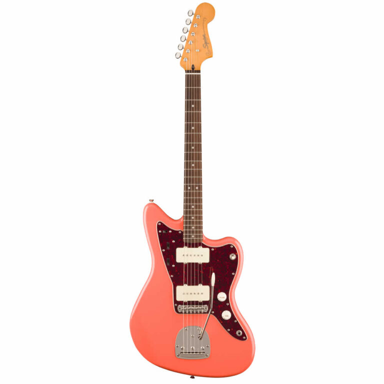 Squier Classic Vibe 60s Jazzmaster Tahitian Coral guitarra eléctrica offset con pastillas Fender Designed Alnico