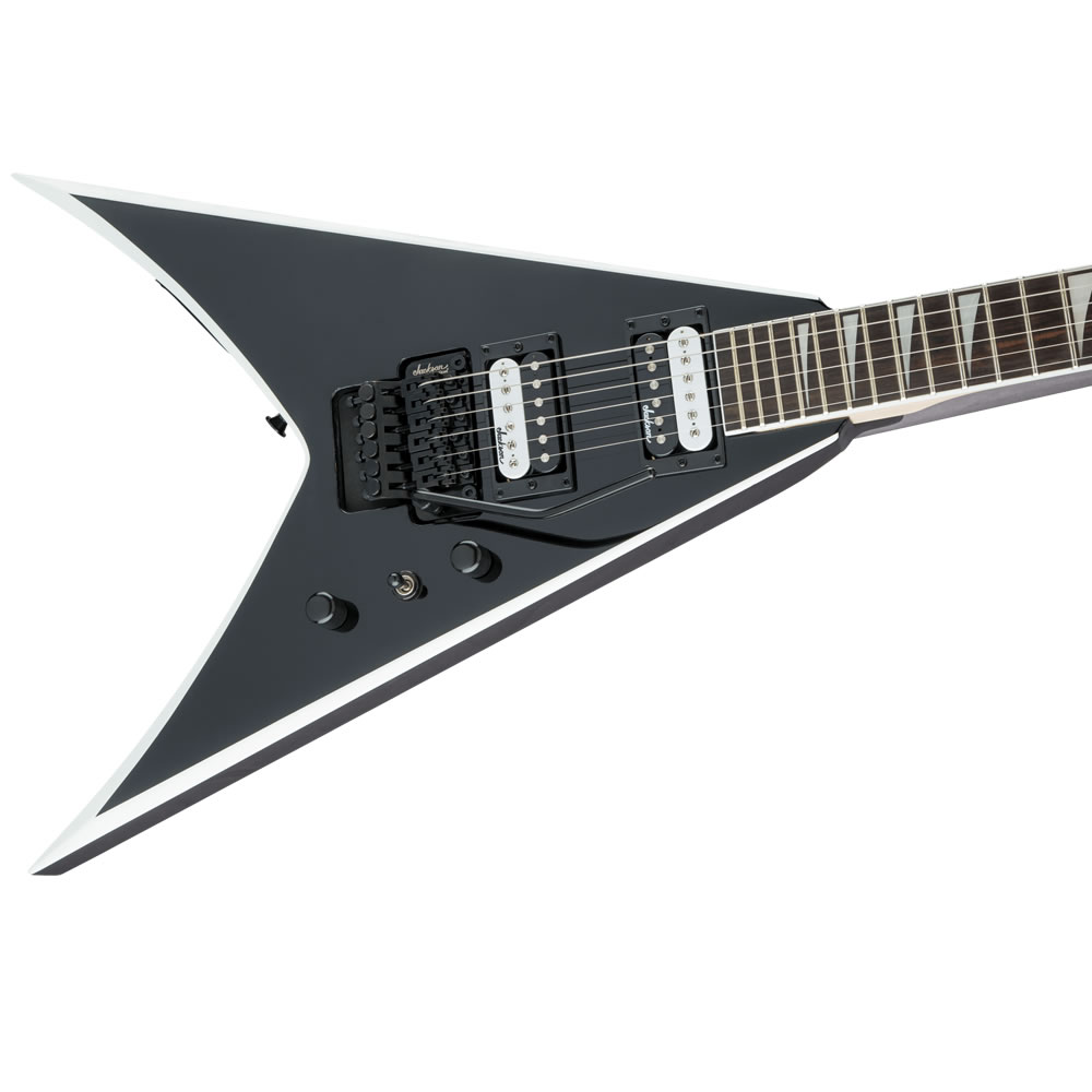 Guitarra Eléctrica JS32 King V Black White Bevels Jackson 2910124572 - Image 3