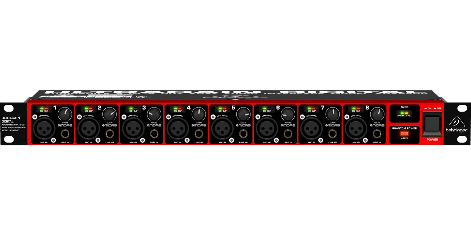 CONVERTIDOR BEHRINGER MOD. ADA8200