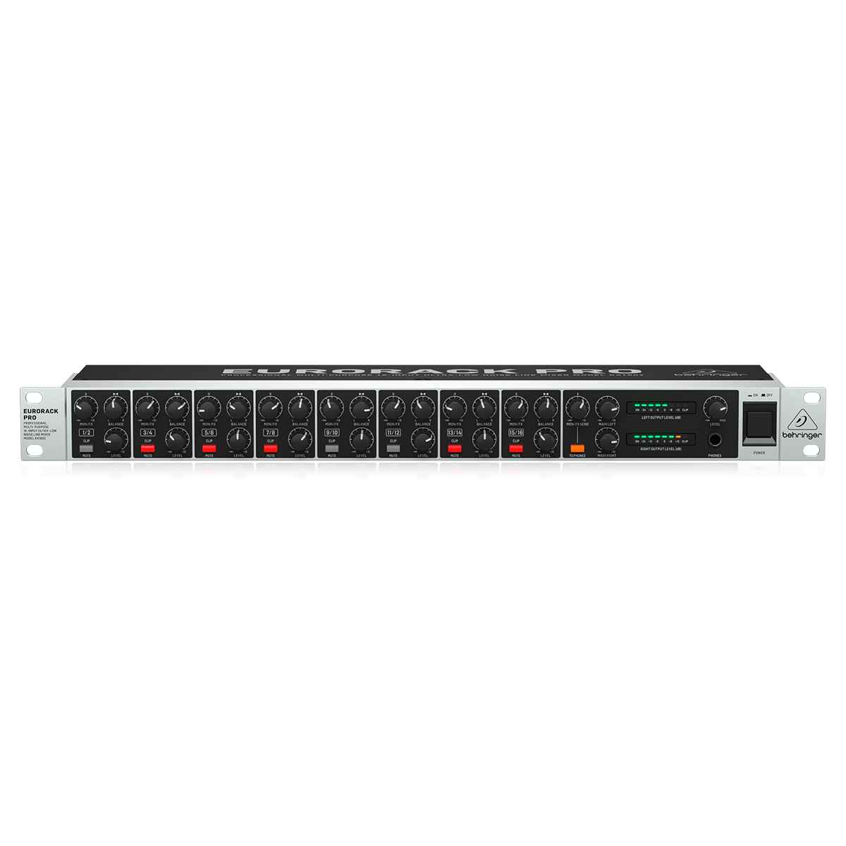 MEZCLADORA BEHRINGER MOD. RX1602 V2