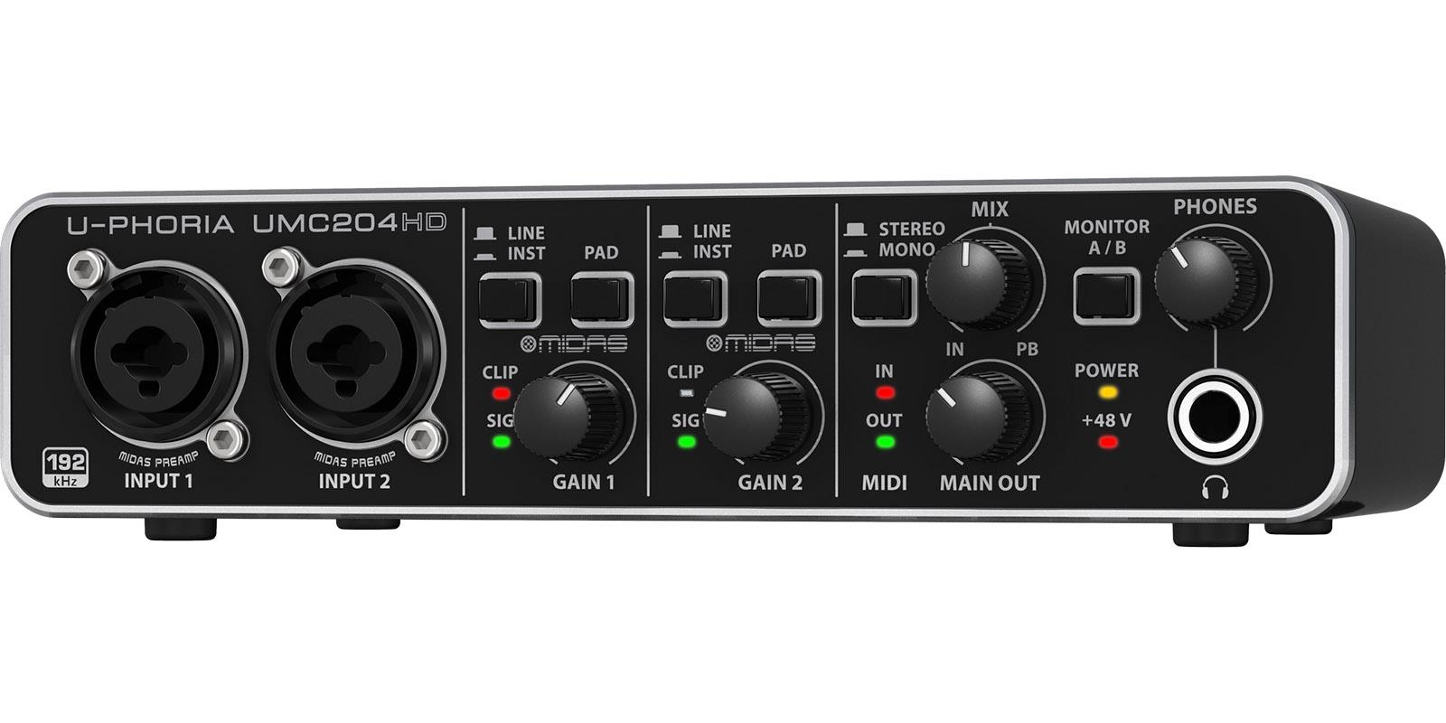 INTERFAZ BEHRINGER MOD. UMC-204HD