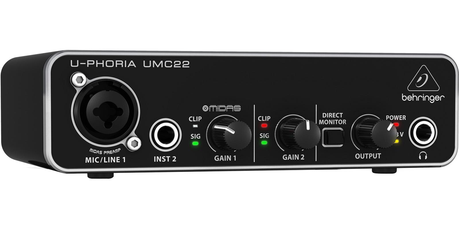 INTERFAZ BEHRINGER MOD. UMC22