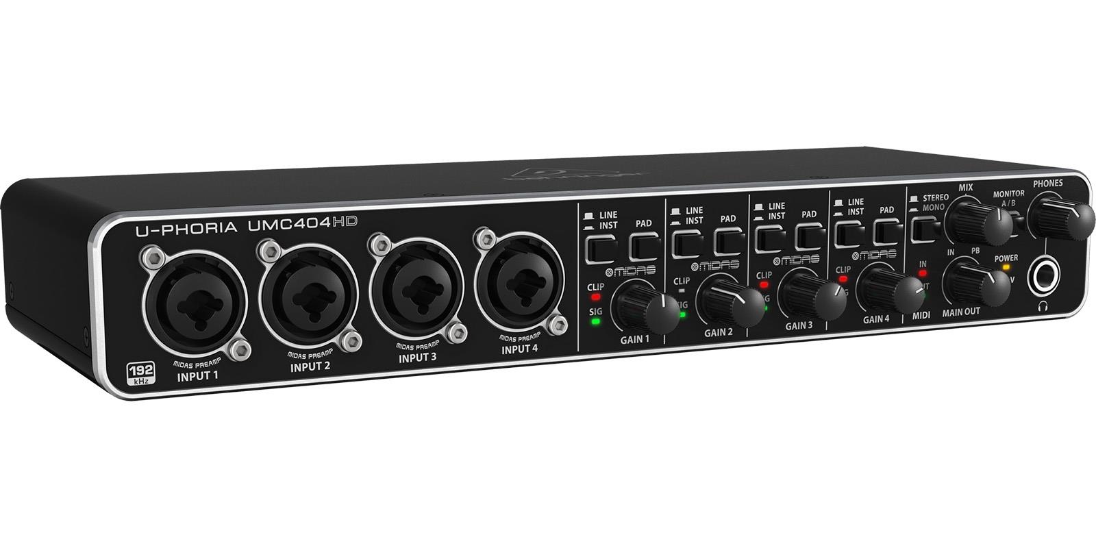 INTERFAZ BEHRINGER MOD. UMC-404HD