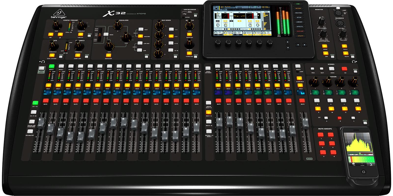MEZCLADORA BEHRINGER MOD. X32