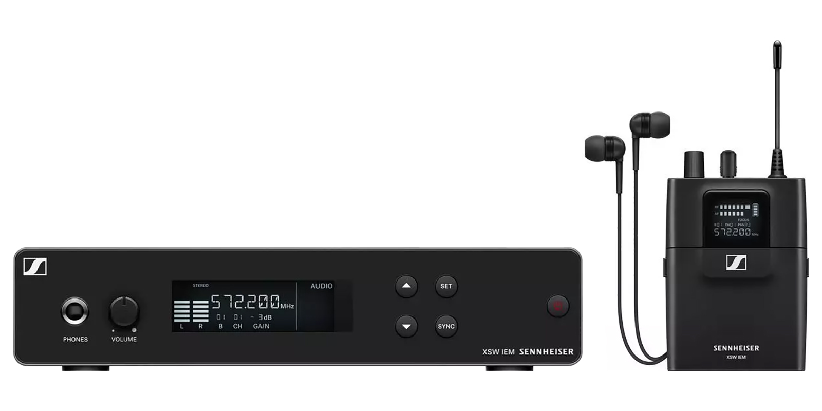 SISTEMA SENNHEISER MOD. XSW IEM SET — 572-596 MHZ