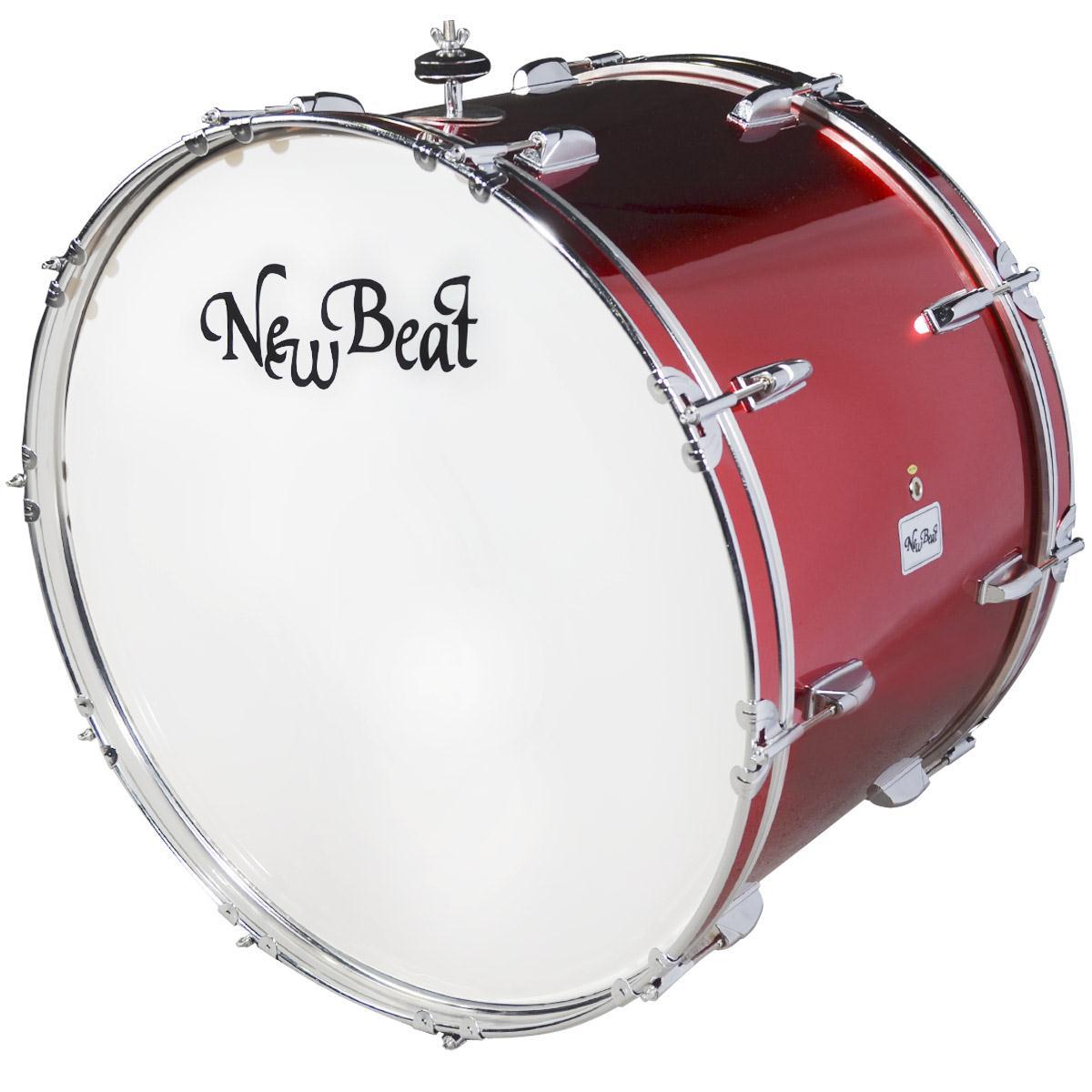 TAMBORA NEW BEAT MOD. NBMD-2020C — ROJO METALICO