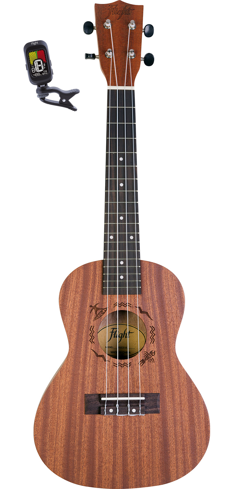 UKELELE FLIGHT CONCIERTO MOD. NUC310 PACK
