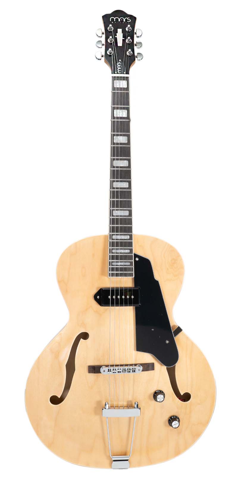 GUITARRA MARS ELECTRICA MOD. ARCHTOP P90 — ROJO