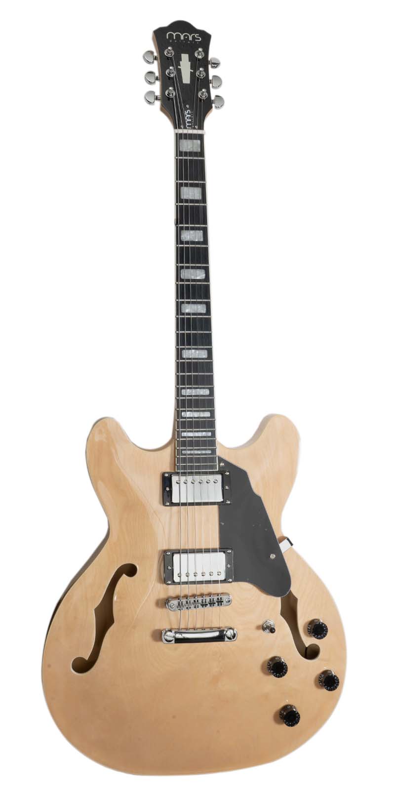 GUITARRA MARS ELECTRICA MOD. HOLLOWBODY 335 — ROJO