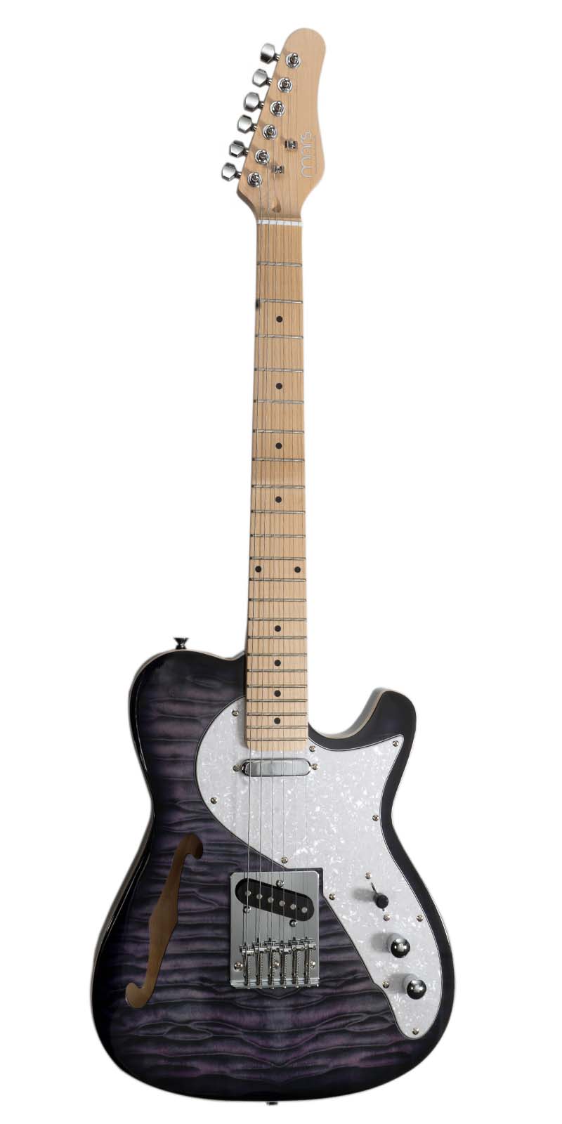 GUITARRA MARS ELECTRICA MOD. TELE HOLLOWBODY — VIOLIN SUNBURST