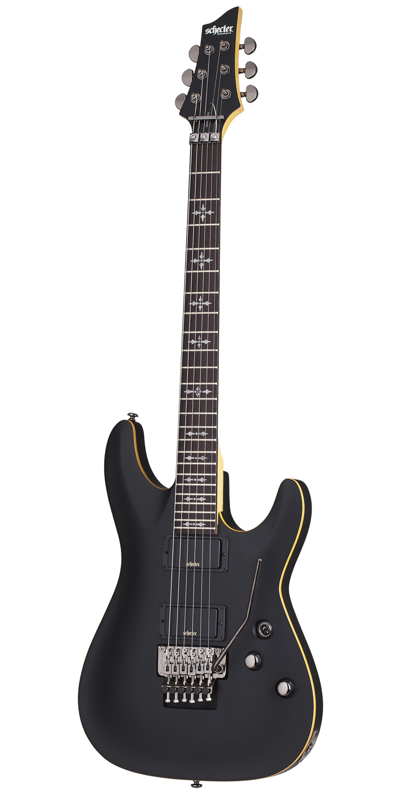 GUITARRA SCHECTER ELECTRICA DEMON-6 FR — BLANCO VINTAGE