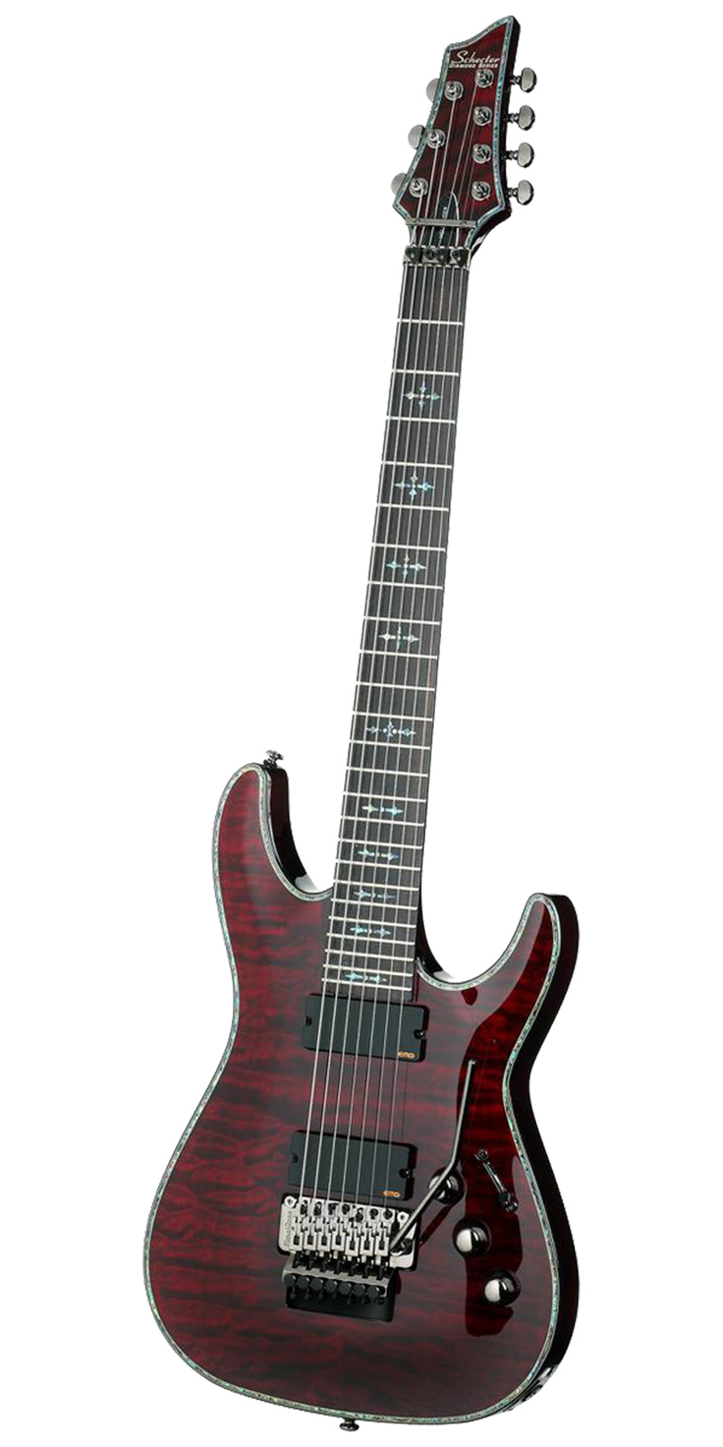 GUITARRA SCHECTER ELEC HELLRAISER C-7 FR — CEREZA NEGRO