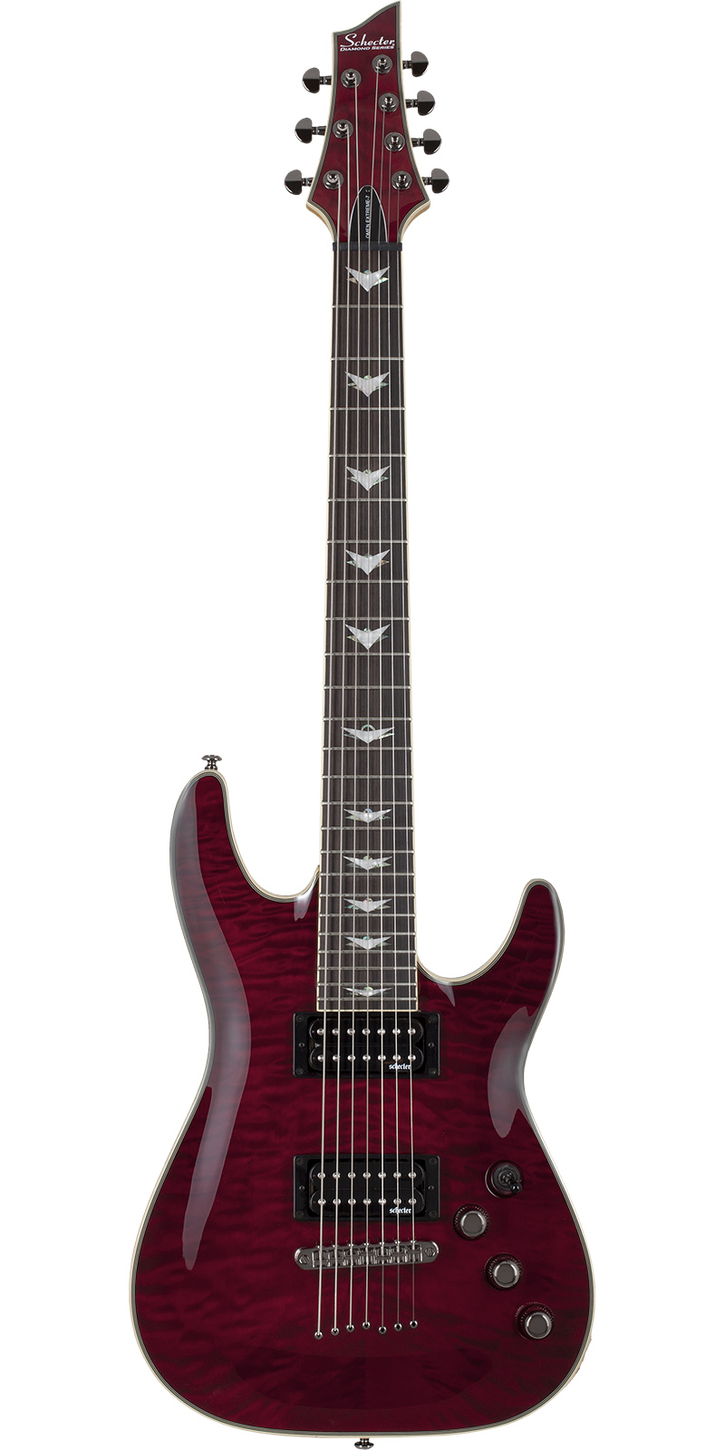 GUITARRA SCHECTER ELECTRICA OMEN EXTRM 7 — CEREZA NEGRO