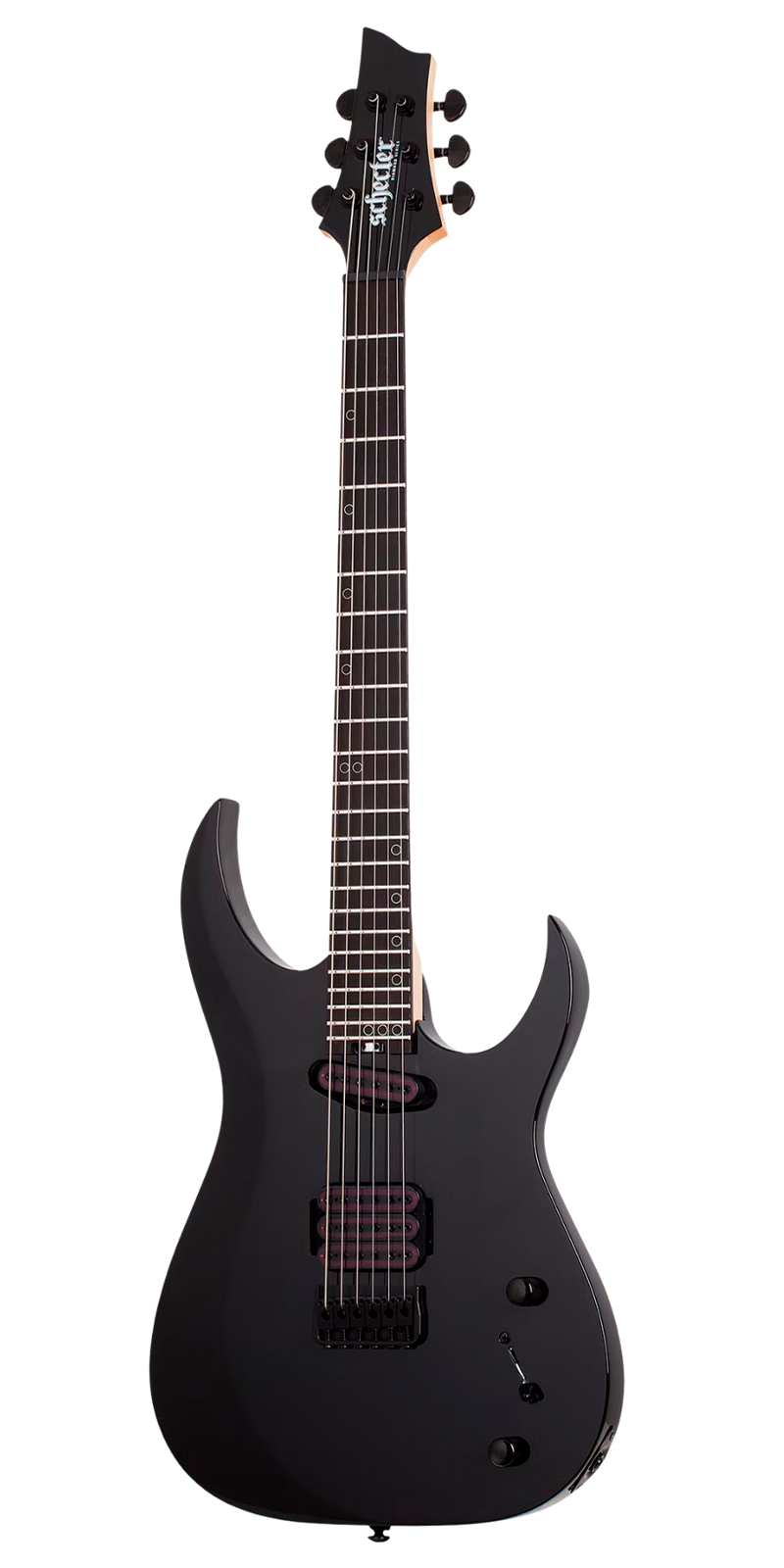 GUITARRA SCHECTER ELECT. SUNSET-6 TRIAD — GLOSS BLACK