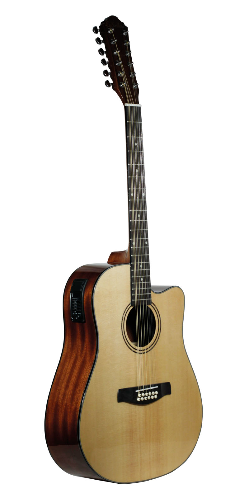GUITARRA LA SEVILLANA E/ACUS. TX-1200CEQ — SOMBREADO TRANSPARENTE