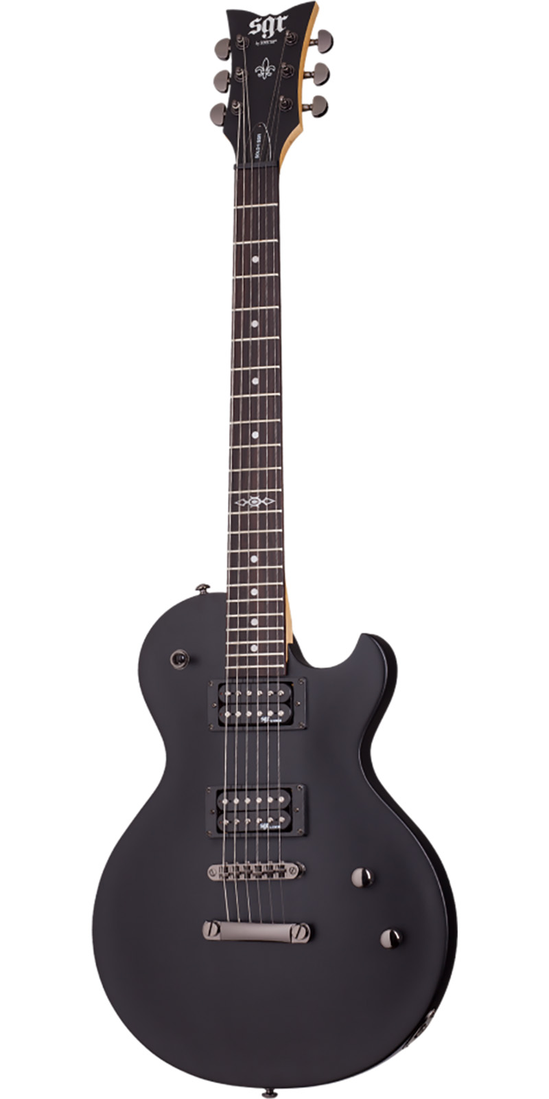 GUITARRA SGR BY SCHECTER SOLO-II — NEGRO MEDIANOCHE SATINADO