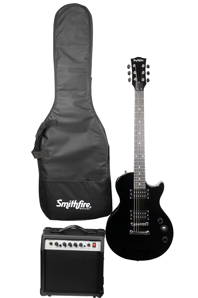 GUITARRA SMITHFIRE ELECTRICA LP-215 PACK — NEGRO