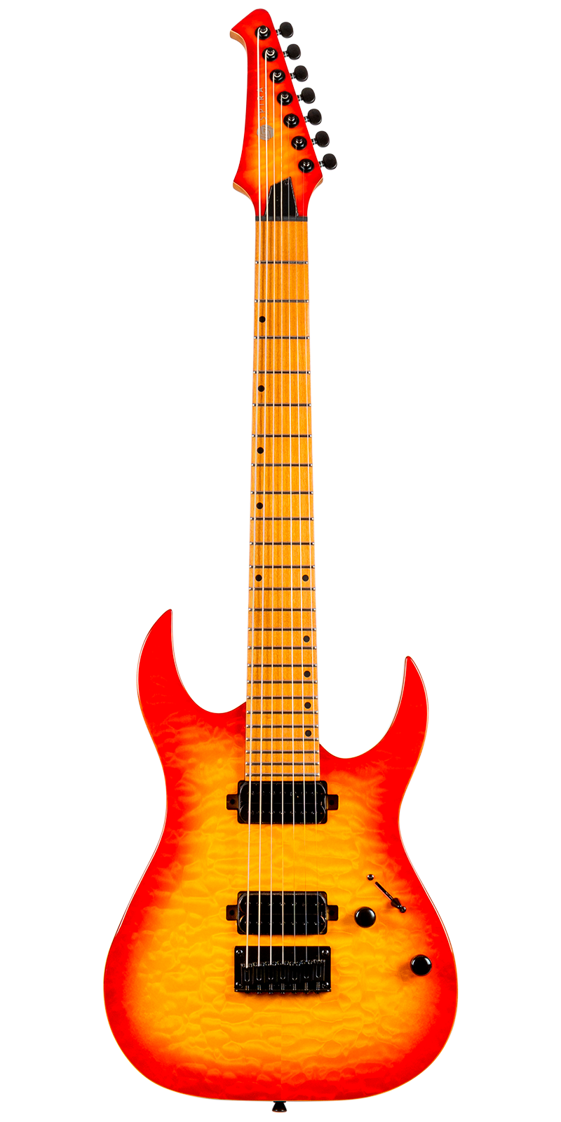 GUITARRA SPIRA GUITARS ELECT. S-507 — FIREBURST FLAME