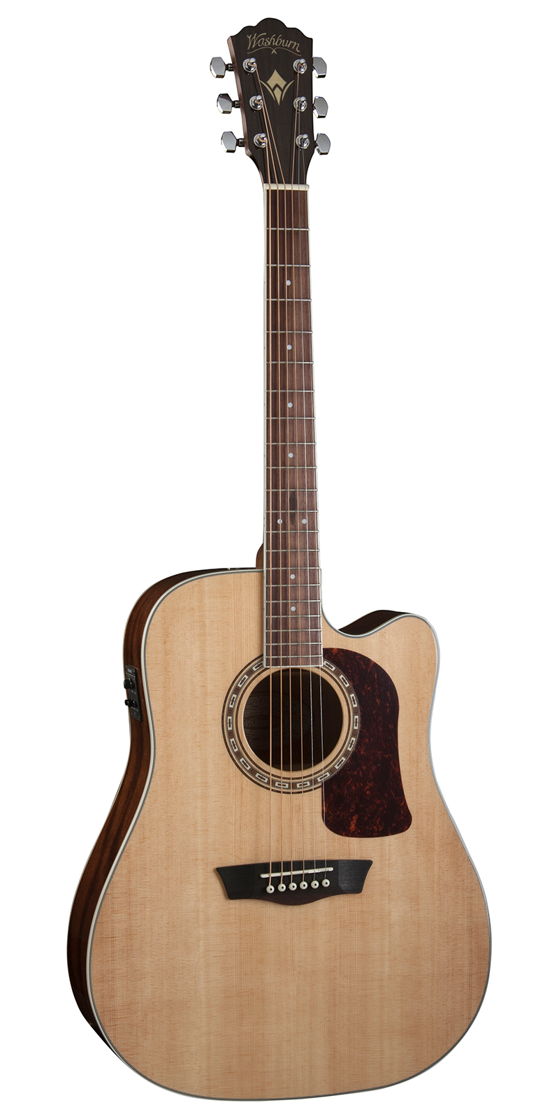 GUITARRA WASHBURN E/ACUSTICA MOD. D10SCE — NATURAL
